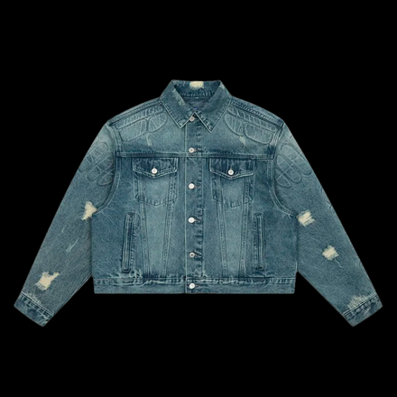 BIKER DENIM JACKET
