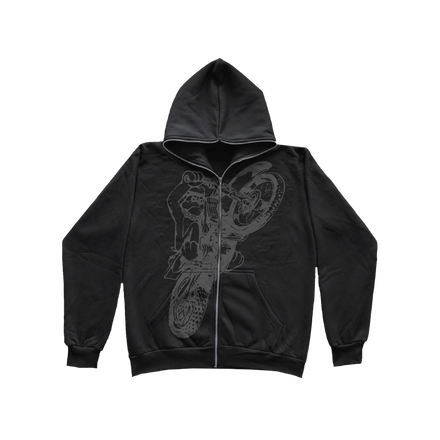 BIKER PROBLEMON ZIP HOODE