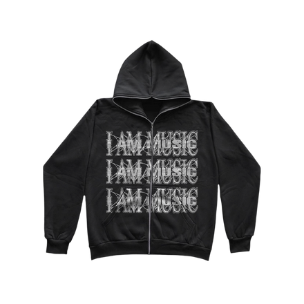 I AM MUSIC ZIP HOODIE