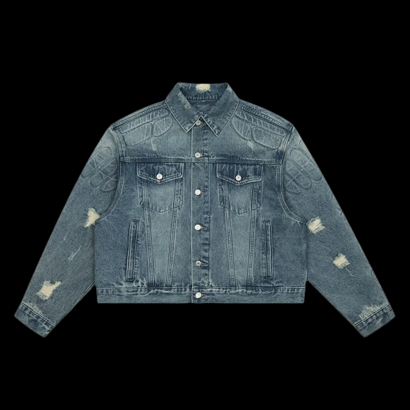 BIKER DENIM JACKET