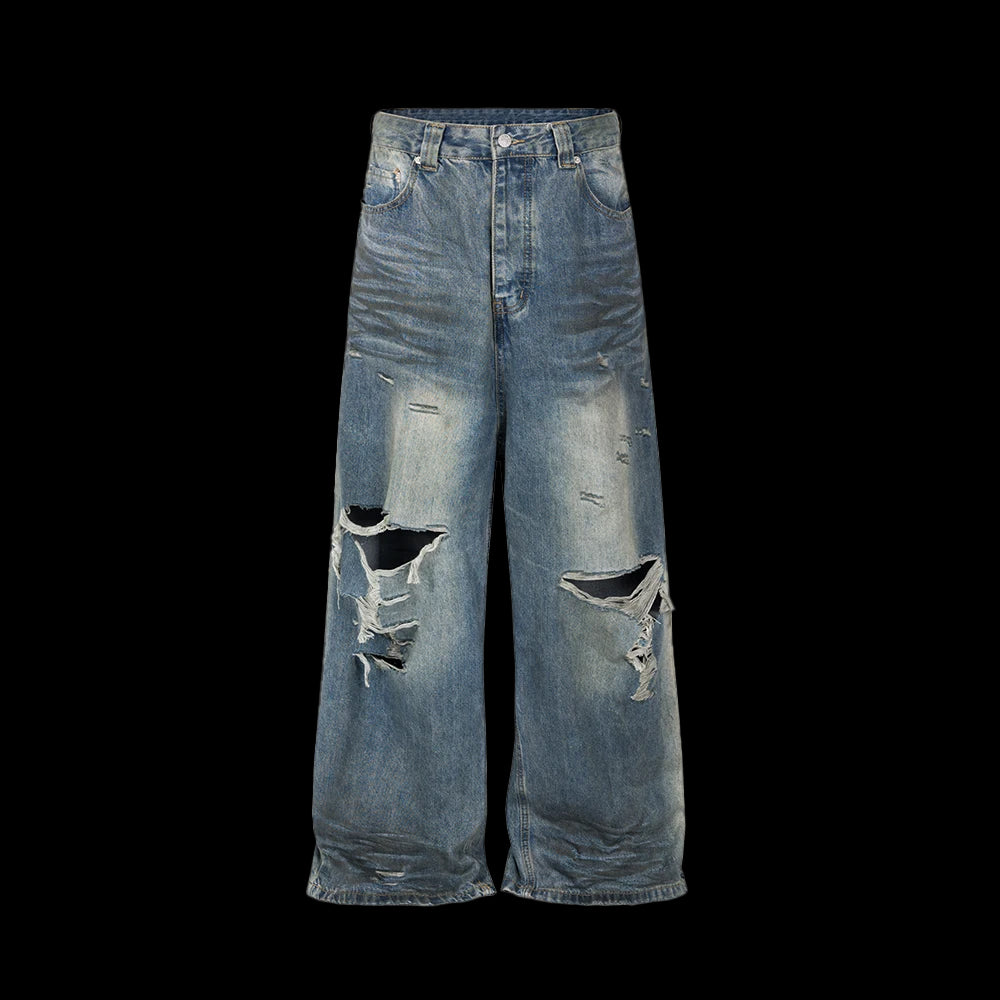 DISTRESSED JEANS