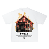 DONDA 2 BURNING HOUSE TEE