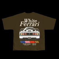 WHITE FERRARI BLOND TEE