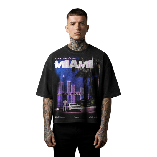 OTRA NOCHE EN MIAMI VINTAGE TEE