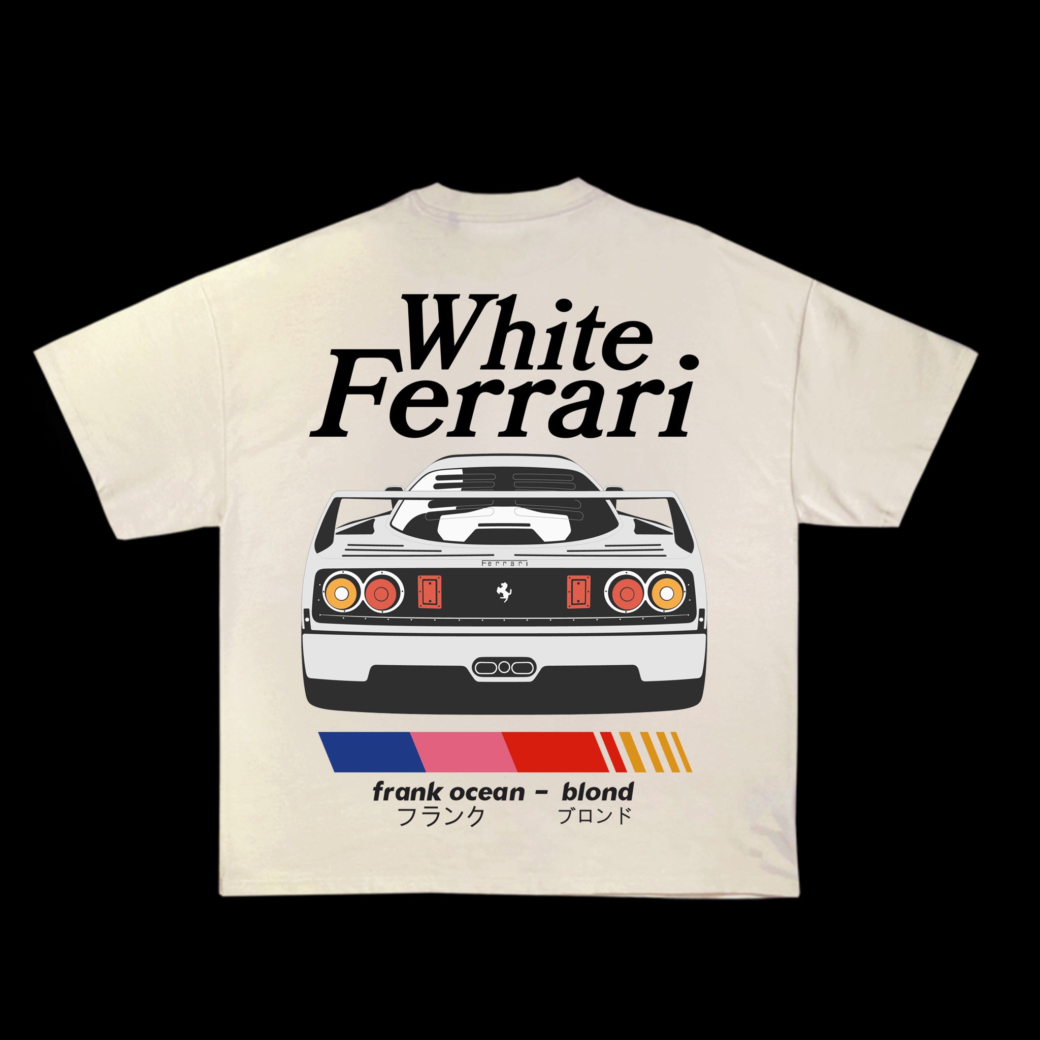 WHITE FERRARI BLOND TEE